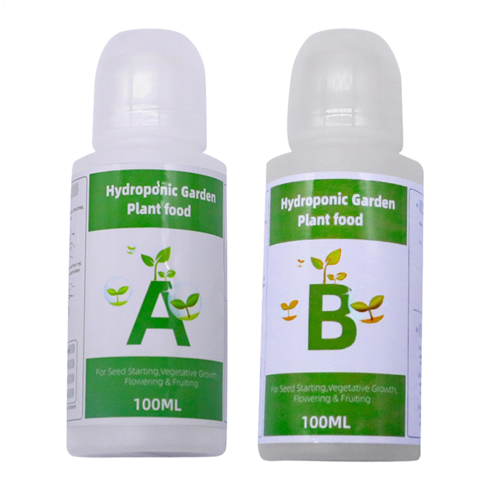 Nutrient Solution Ab - Hydroponische Nährstoffe Dünger AB-Lösungsset Hydroponischer Garten-Pflanzenvorrat