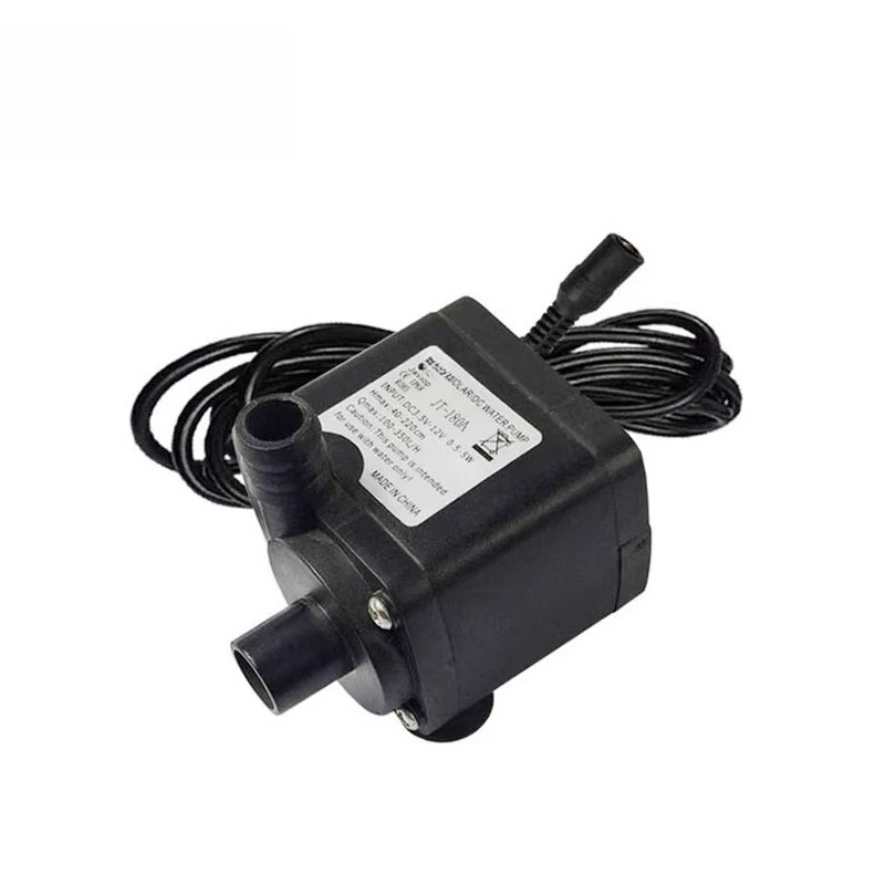 Water Pump Submersible Mini - JT-180A Miniatur-Bürstenlose DC-Tauchpumpe mit Selbstansaugung, Solar-Fischteichpumpe,