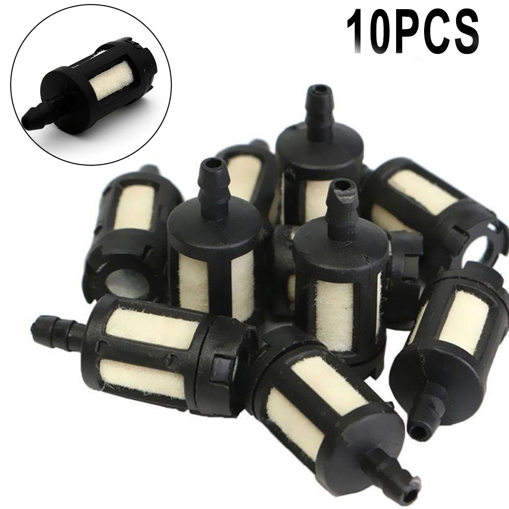 Carbon Filter Inline - 10PCS Allgemeiner Kraftstofffilter für Benzin-Gartenmaschinen Rasentrimmer