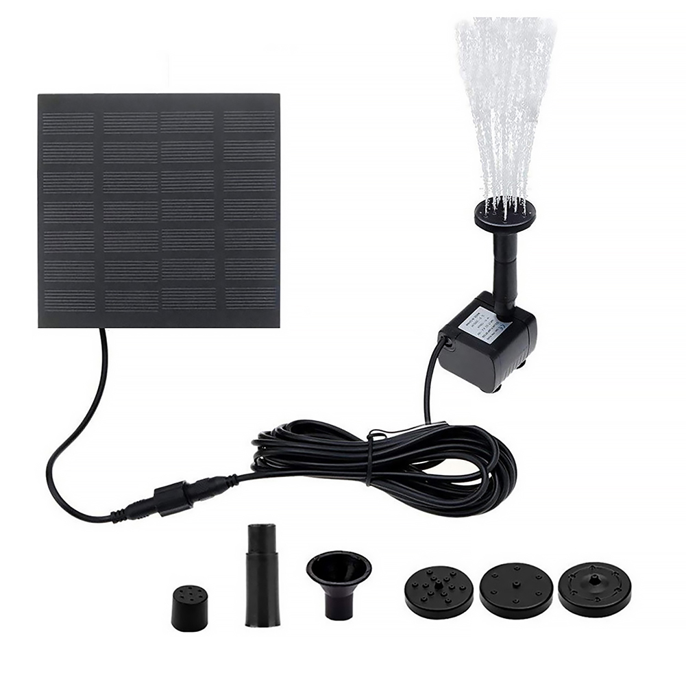 Water Pump Submersible Mini - Solar-Hydrokultur-Tauchpumpe, einfache Installation mit 6 Düsen,