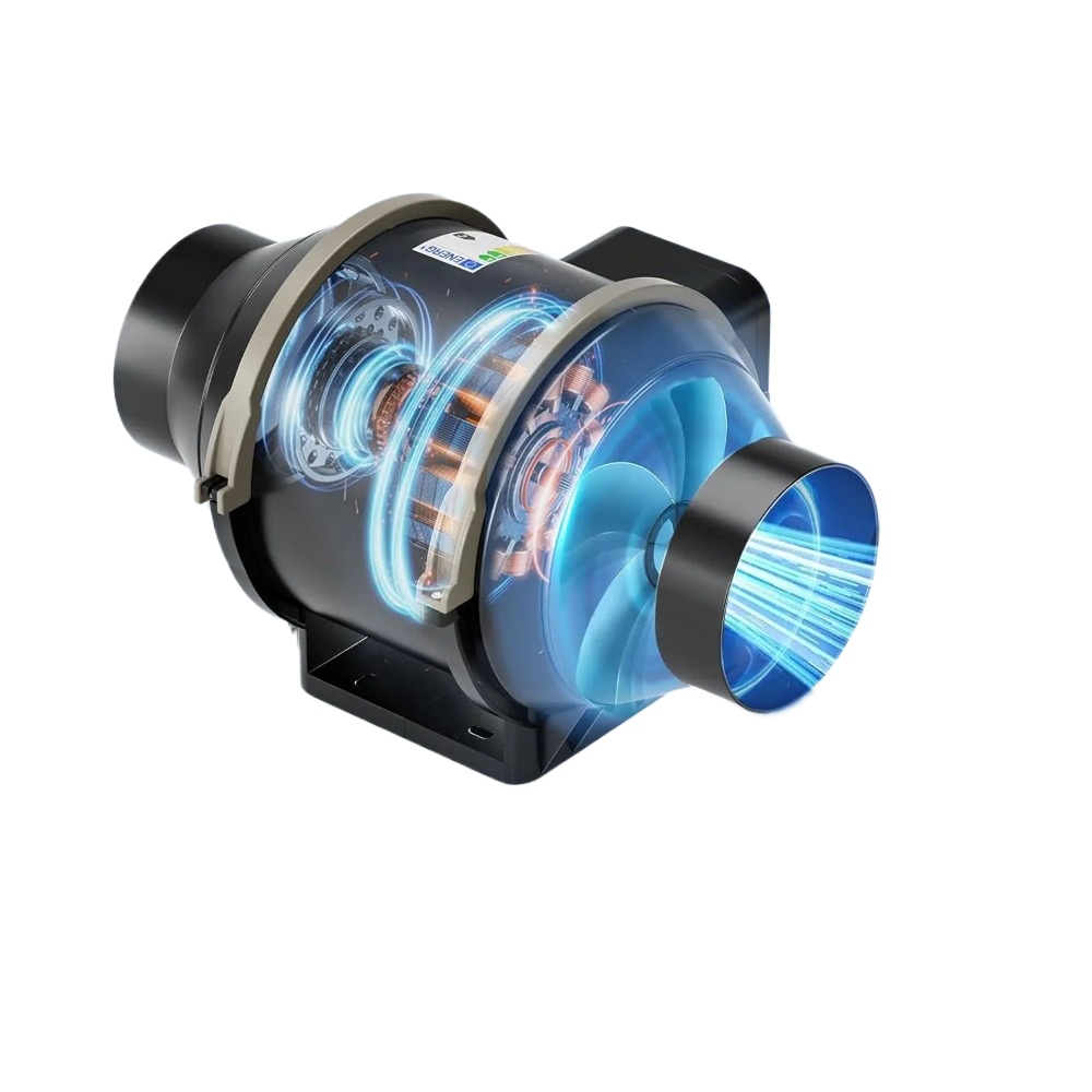4-Zoll-EC-Inline-Rohrventilato – Carbon Filter Inline Bewertung und Preis