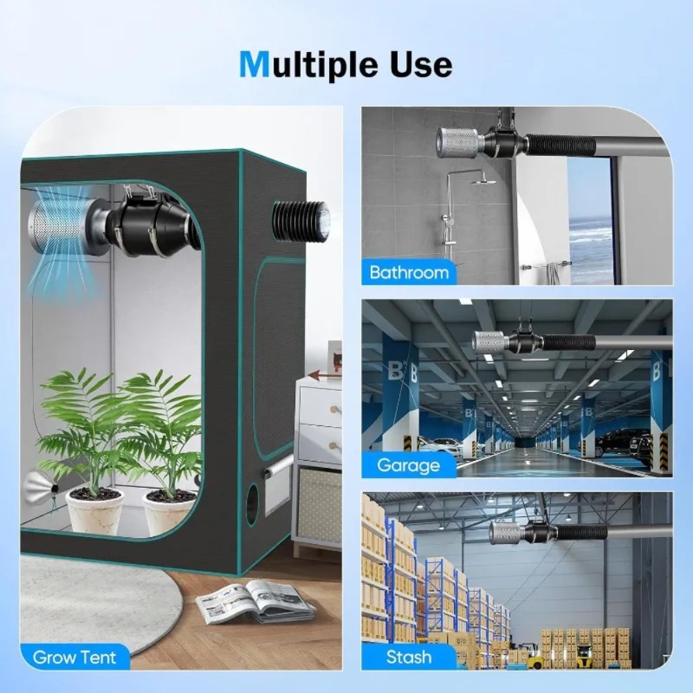 4-Zoll-EC-Inline-Rohrventilato – Carbon Filter Inline Bewertung und Preis