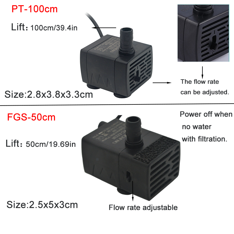 Ultra-Leise USB-Aquarium-Fisch – Water Pump Submersible Mini Bewertung und Preis