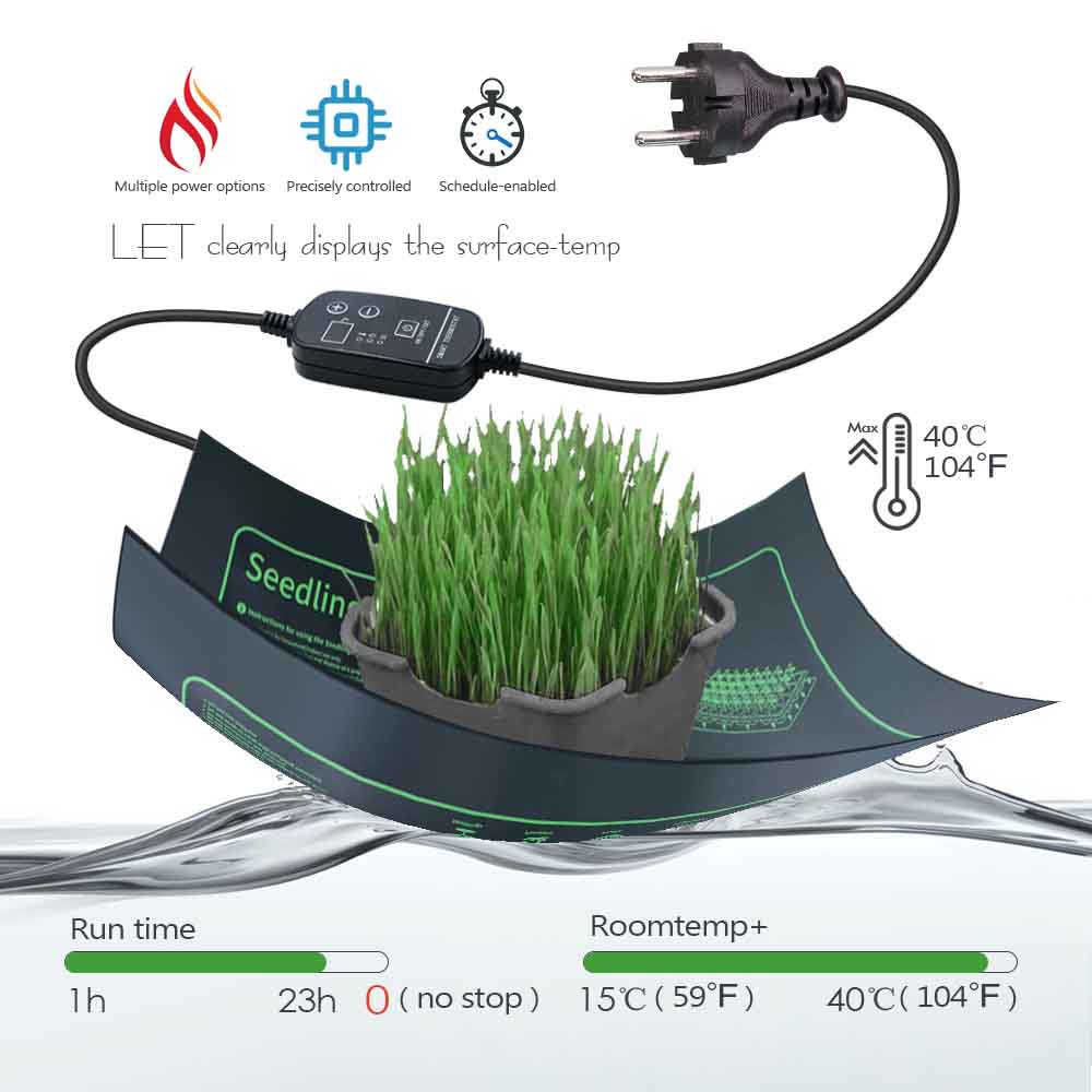9–100 W PVC-Pflanzen-Heizkisse – Seedling Heat Pad Bewertung und Preis