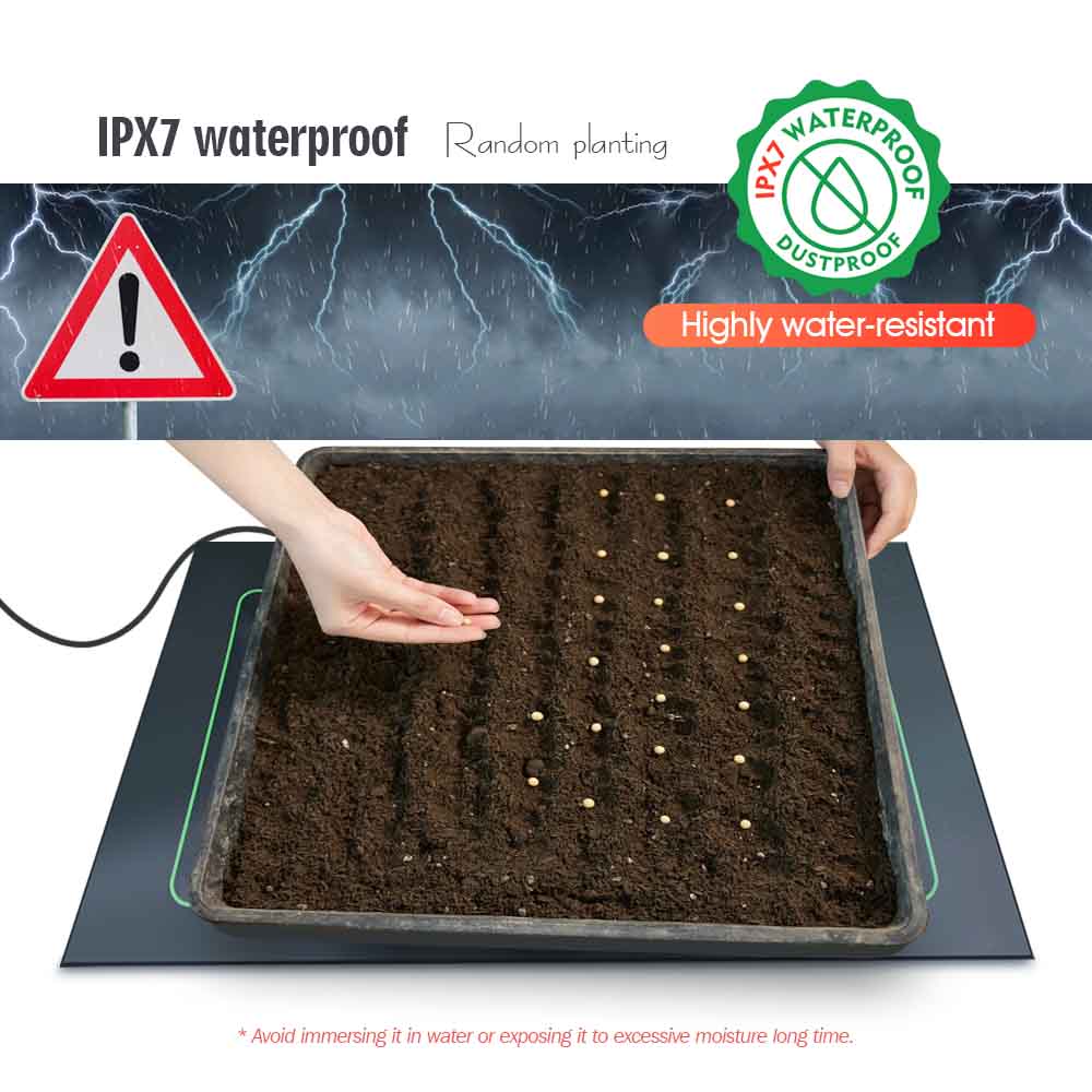 9–100 W PVC-Pflanzen-Heizkisse – Seedling Heat Pad Bewertung und Preis