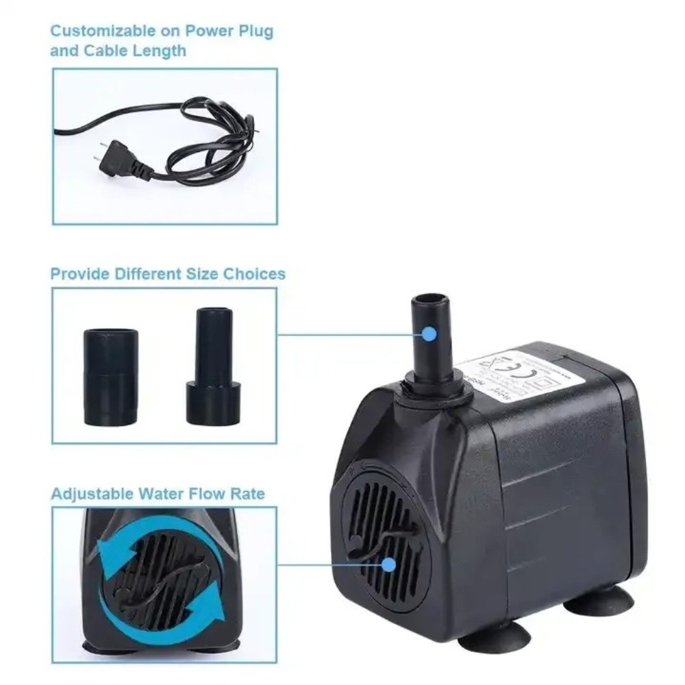 Schwarze Tauchpumpe, ultra-lei – Water Pump Submersible Mini Bewertung und Preis