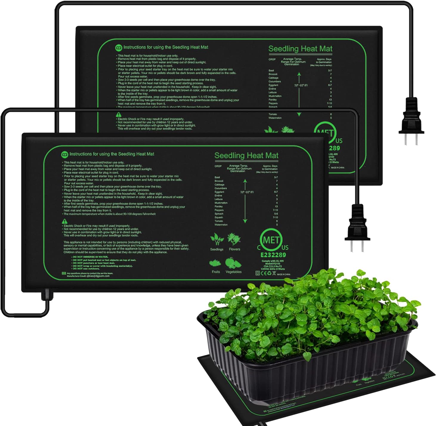 10/25/50CM Sämling Wärme Matte – Seedling Heat Pad Bewertung und Preis