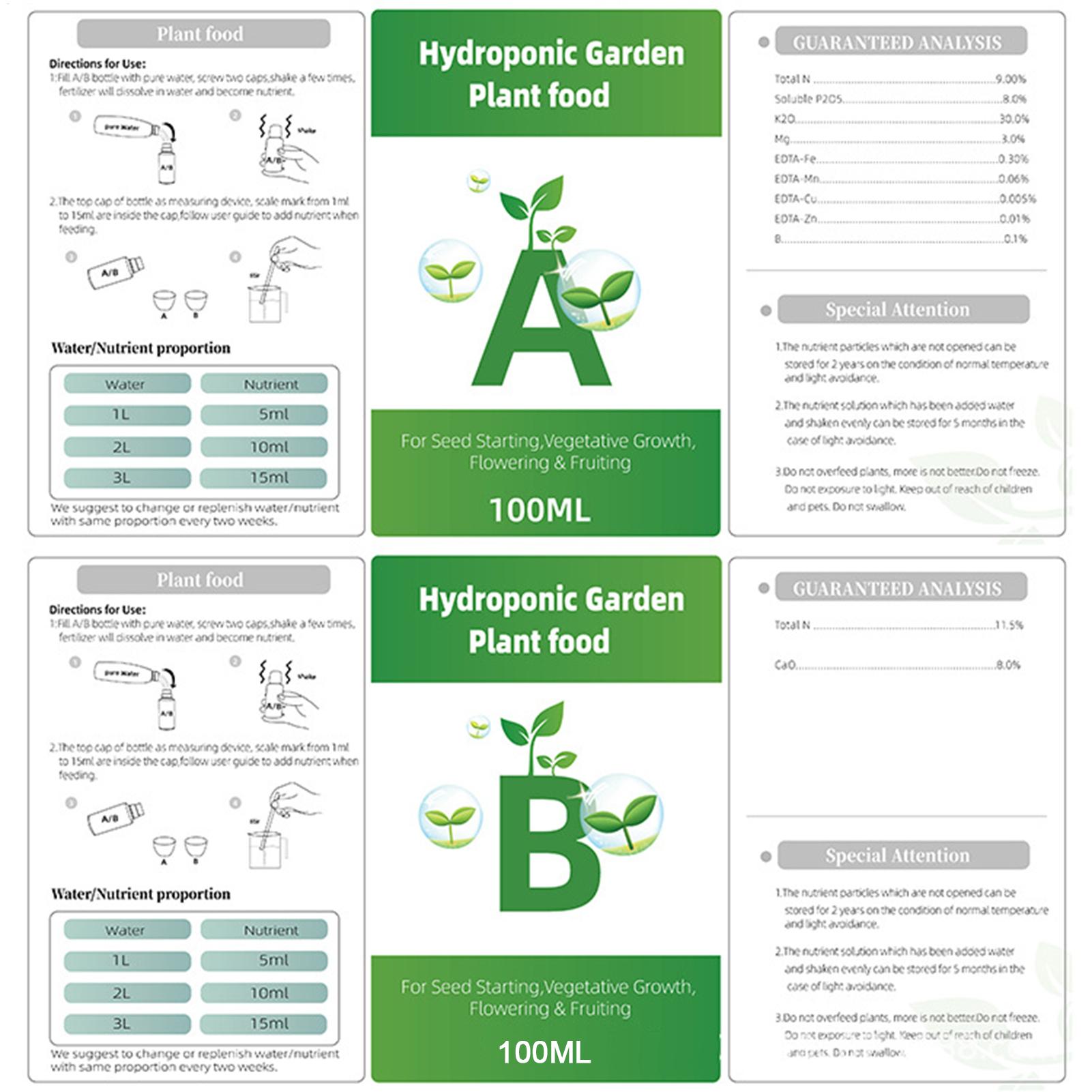 Hydroponische Nährstoffe, Düng – Nutrient Solution Ab Bewertung und Preis