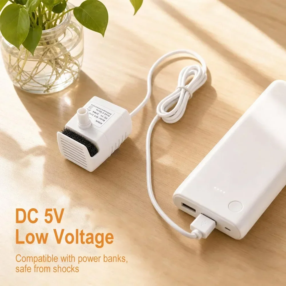 DC 5V USB Mini-Tauchpumpe mit  – Water Pump Submersible Mini Bewertung und Preis