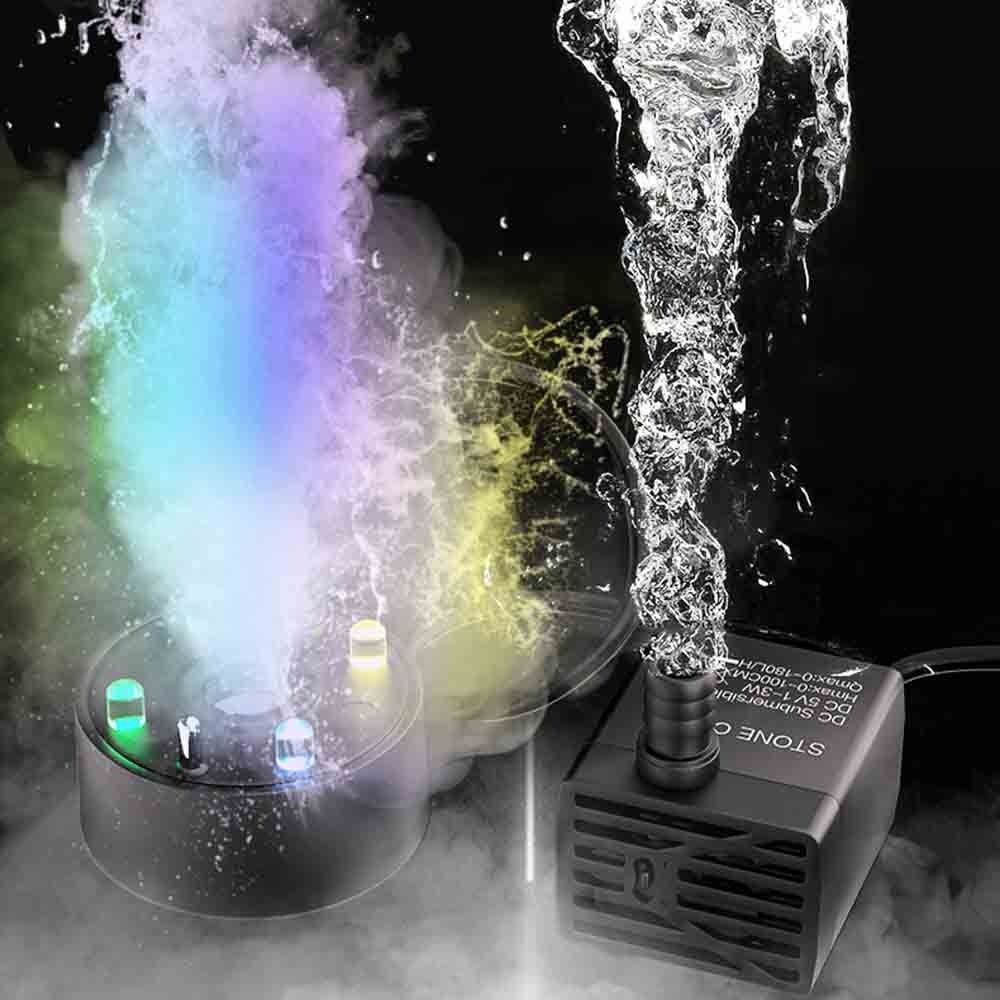 2-in-1 Nebelmaschine mit Farbi – Water Pump Submersible Mini Bewertung und Preis