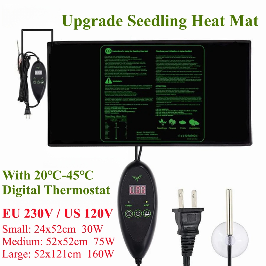 3 Größen Upgrade Sämling Wärme – Seedling Heat Pad Bewertung und Preis