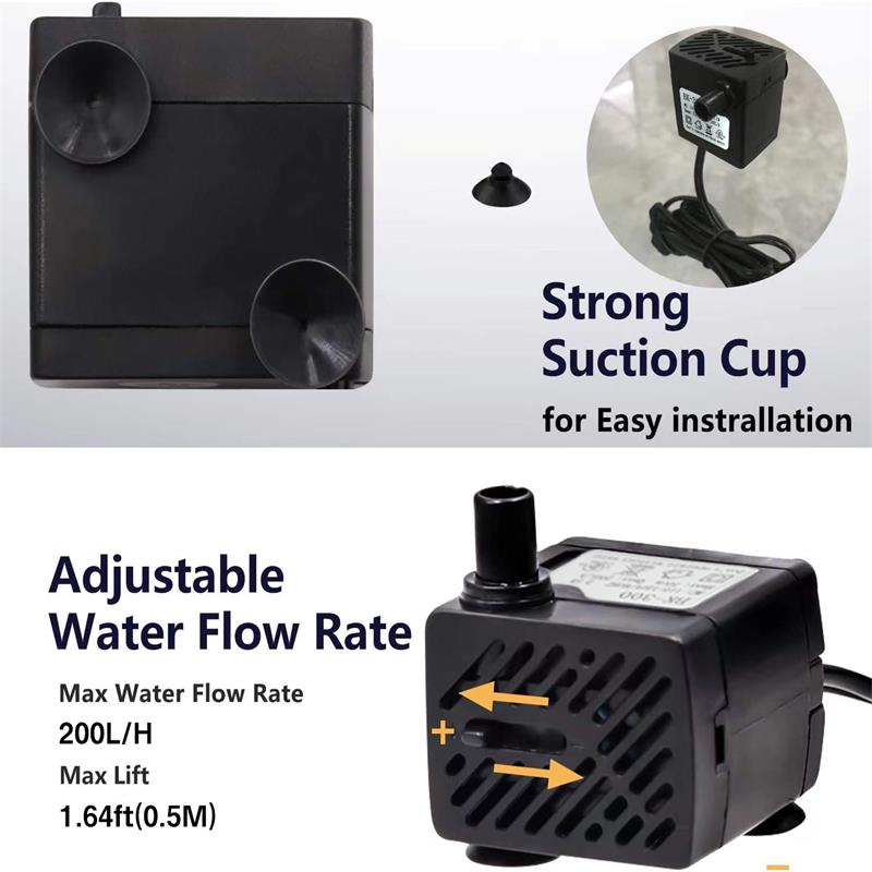 Mini-Wasserpumpe für Aquarien, – Water Pump Submersible Mini Bewertung und Preis
