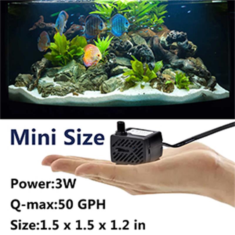 Mini-Wasserpumpe für Aquarien, – Water Pump Submersible Mini Bewertung und Preis