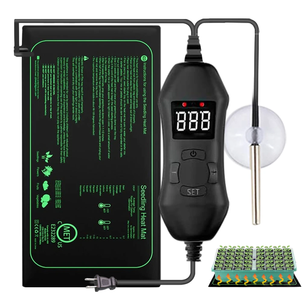 50 W EU-US/UK/AU Einstellbare  – Seedling Heat Pad Bewertung und Preis