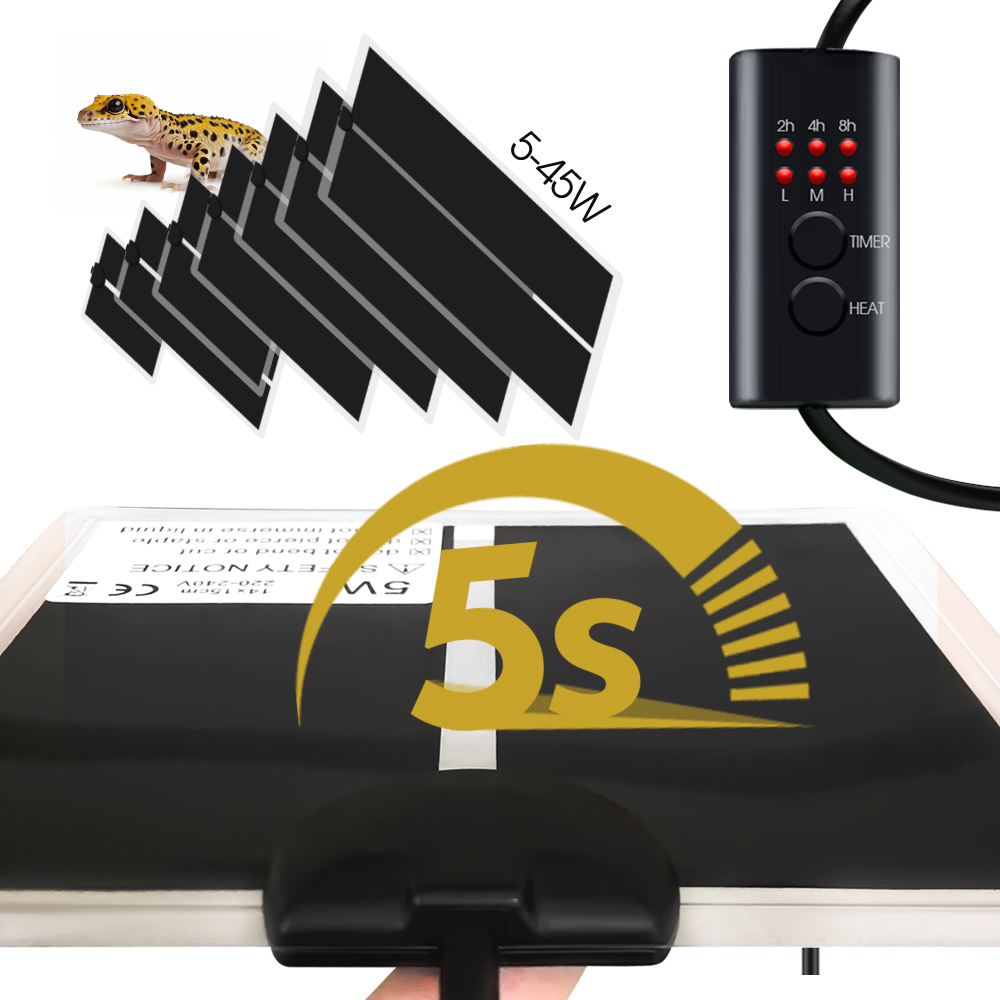 EU-Stecker 5-20w Reptilien ein – Seedling Heat Pad Bewertung und Preis